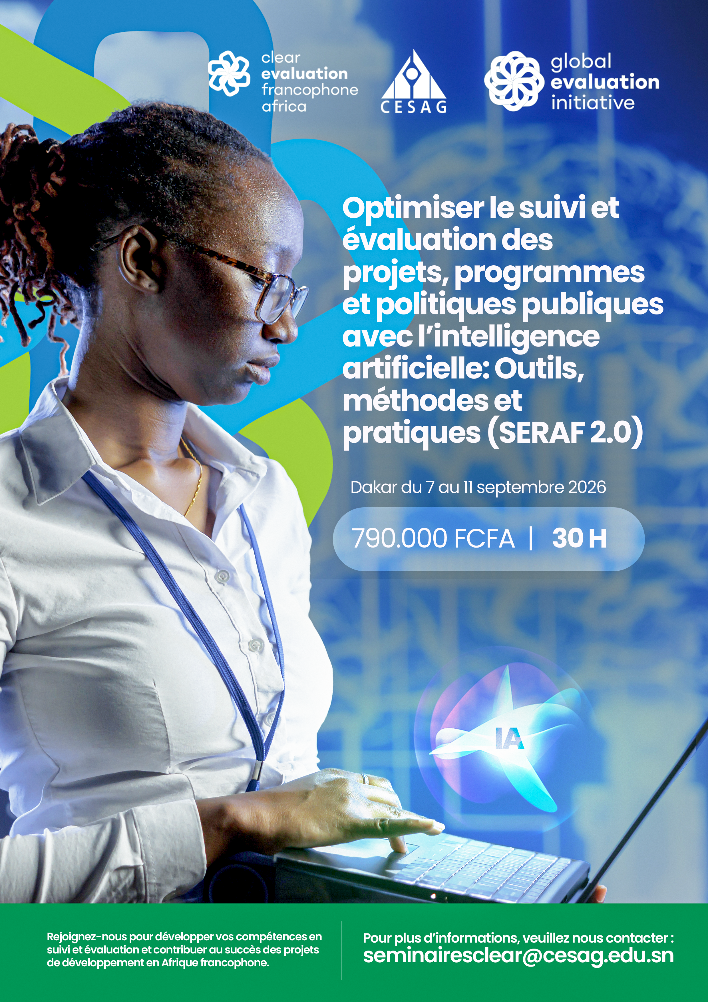 OPTIMISER LE SUIVI ET ÉVALUATION DES  PROJETS, PROGRAMMES ET POLITIQUES  PUBLIQUES AVEC L’INTELLIGENCE  ARTIFICIELLE: OUTILS, MÉTHODES ET  PRATIQUES (SERAF 2.0)